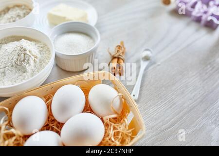 Homemade production of fresh healthy cookies from natural ingredients Stock Photo