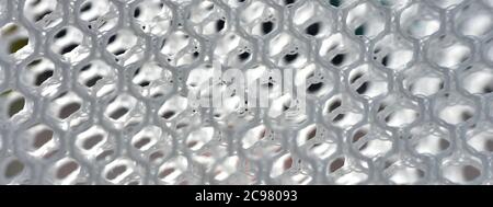 abstract grid hexagon texture of the net pattern background Stock Photo