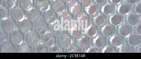 abstract grid hexagon texture of the net pattern background Stock Photo