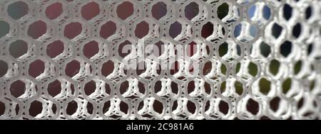 abstract grid hexagon texture of the net pattern background Stock Photo