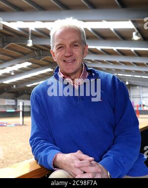 Ian Stark OBE Retired Scottish Equestrian competing in Eventing Stock Photo