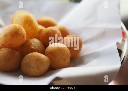 Thai Sweet Potato Ball Stock Photo