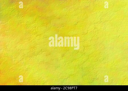yellow color thick paint strokes background texture Stock Photo
