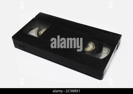 Videotape isolated on white background. Stock Photo