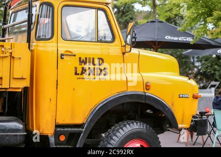 Emmen, Netherlands. 29th July, 2020. EMMEN, 29-07-2020, Wildlands stock, entrance to Wildlands Emmen Zoo ingang Wildlands Emmen Credit: Pro Shots/Alamy Live News Stock Photo