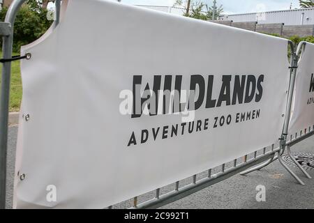 Emmen, Netherlands. 29th July, 2020. EMMEN, 29-07-2020, Wildlands stock, entrance to Wildlands Emmen Zoo ingang Wildlands Emmen Credit: Pro Shots/Alamy Live News Stock Photo