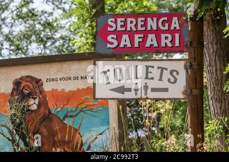 Emmen, Netherlands. 29th July, 2020. EMMEN, 29-07-2020, Wildlands stock, entrance to Wildlands Emmen Zoo ingang Wildlands Emmen Credit: Pro Shots/Alamy Live News Stock Photo