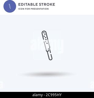Coding icon vector, filled flat sign, solid pictogram isolated on white, logo illustration. Coding icon for presentation. Stock Vector