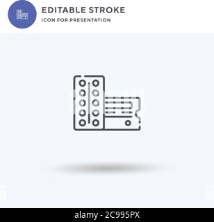 Website icon vector, filled flat sign, solid pictogram isolated on white, logo illustration. Website icon for presentation. Stock Vector