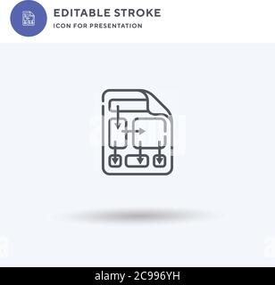 Direction icon vector, filled flat sign, solid pictogram isolated on white, logo illustration. Direction icon for presentation. Stock Vector
