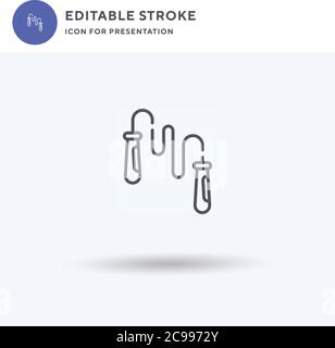 Bell icon vector, filled flat sign, solid pictogram isolated on white, logo illustration. Bell icon for presentation. Stock Vector