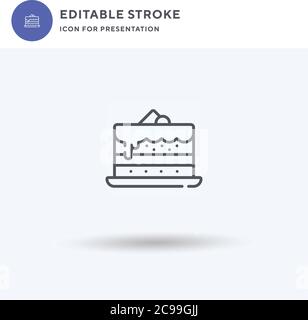Xylophone icon vector, filled flat sign, solid pictogram isolated on white, logo illustration. Xylophone icon for presentation. Stock Vector