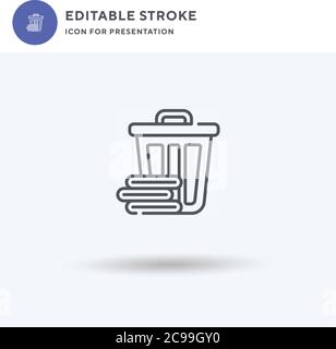 No Connection icon vector, filled flat sign, solid pictogram isolated on white, logo illustration. No Connection icon for presentation. Stock Vector