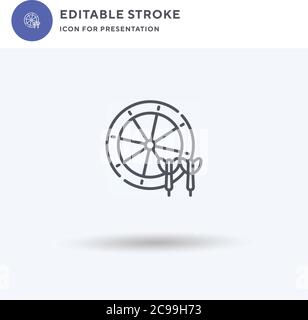Blockchain icon vector, filled flat sign, solid pictogram isolated on white, logo illustration. Blockchain icon for presentation. Stock Vector