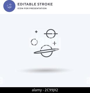 Alarm icon vector, filled flat sign, solid pictogram isolated on white, logo illustration. Alarm icon for presentation. Stock Vector