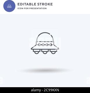 Location icon vector, filled flat sign, solid pictogram isolated on white, logo illustration. Location icon for presentation. Stock Vector