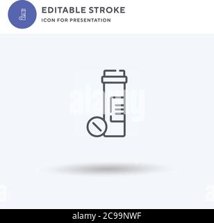 Prime Time icon vector, filled flat sign, solid pictogram isolated on white, logo illustration. Prime Time icon for presentation. Stock Vector
