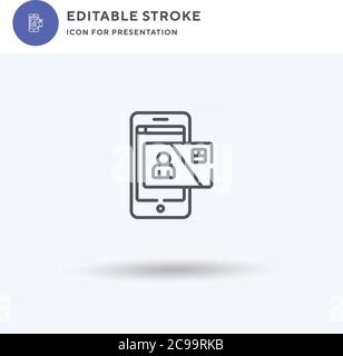 Umbrella icon vector, filled flat sign, solid pictogram isolated on white, logo illustration. Umbrella icon for presentation. Stock Vector