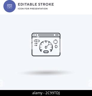 Mouse icon vector, filled flat sign, solid pictogram isolated on white, logo illustration. Mouse icon for presentation. Stock Vector