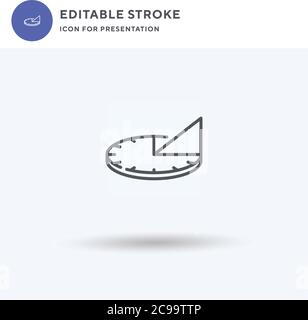 Keyboard icon vector, filled flat sign, solid pictogram isolated on white, logo illustration. Keyboard icon for presentation. Stock Vector
