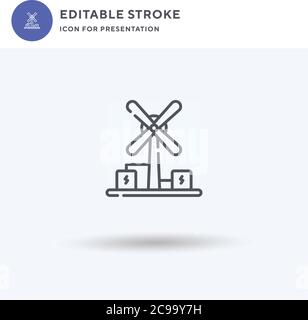 Encryption icon vector, filled flat sign, solid pictogram isolated on white, logo illustration. Encryption icon for presentation. Stock Vector