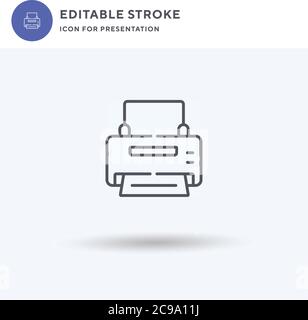 No Entry icon vector, filled flat sign, solid pictogram isolated on white, logo illustration. No Entry icon for presentation. Stock Vector