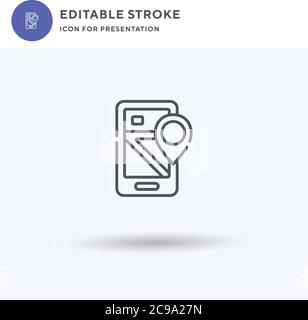 Golf Gloves icon vector, filled flat sign, solid pictogram isolated on white, logo illustration. Golf Gloves icon for presentation. Stock Vector