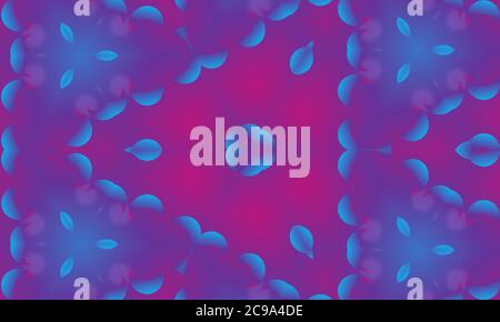 Neon colorful kaleidoscope patterned background for wallpapers Stock Photo