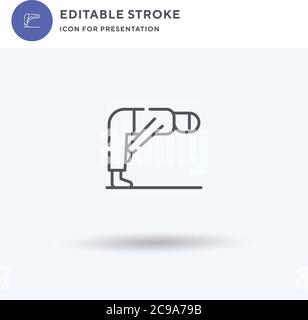 Ruku icon vector, filled flat sign, solid pictogram isolated on white, logo illustration. Ruku icon for presentation. Stock Vector