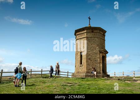The Compass Point, known as the Pepper Pot, Bude, Cornwall, UK. Stock Photo