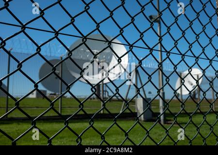 GCHQ Bude, Cornwall, UK. Stock Photo