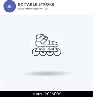 Inline icon vector, filled flat sign, solid pictogram isolated on white, logo illustration. Inline icon for presentation. Stock Vector