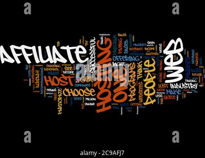 Word Cloud Summary Of Super Affiliate Fuel Article Stock Photo Alamy