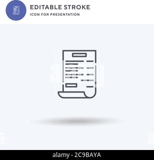 Telephone Socket icon vector, filled flat sign, solid pictogram isolated on white, logo illustration. Telephone Socket icon for presentation. Stock Vector