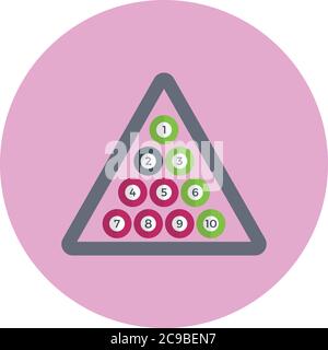 billiard Stock Vector