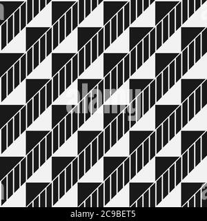 Seamless abstract geometric pattern similar to stairs Stock Vector