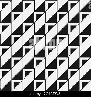 Seamless abstract geometric pattern similar to stairs Stock Vector