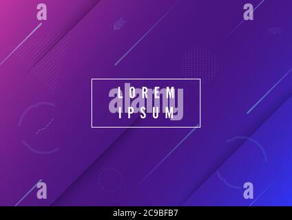 Minimal geometric background. Dynamic shapes composition. Eps10 vector. Stock Vector