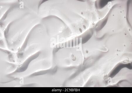 Transparent gel with bubbles texture. Stock Photo