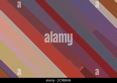 Brown and blue lines with Dots abstract paint background. Stock Photo
