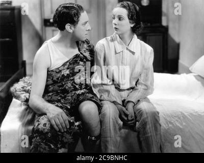 SONNIE HALE and JESSIE MATTHEWS in FIRST A GIRL 1935 director VICTOR SAVILLE Gaumont British Picture Corporation Stock Photo