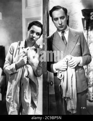 JESSIE MATTHEWS and SONNIE HALE in FIRST A GIRL 1935 director VICTOR SAVILLE Gaumont British Picture Corporation Stock Photo