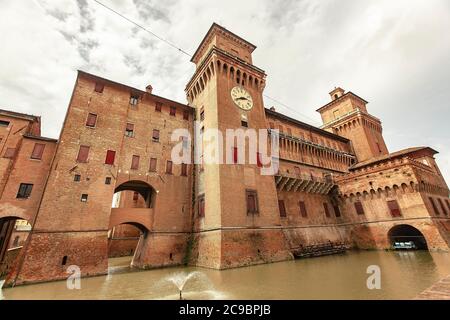 Ferrara's castle in Italy 5 Stock Photo