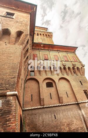 Ferrara's castle in Italy 8 Stock Photo