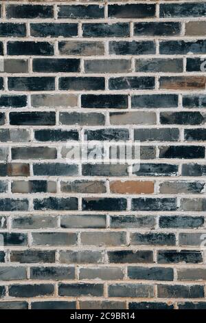 Vintage gray brick wall background Stock Photo