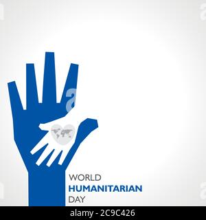 Vector Illustration of World Humanitarian Day observed on 19th August Stock Vector