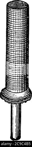A typical representation of the, 'safety lamp', generally used for coal miners. These safety lamps protect the coal miners from the harmful effects of Stock Vector