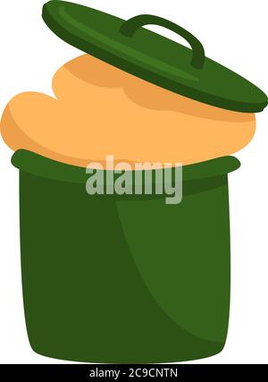 Bread dough, illustration, vector on white background Stock Vector