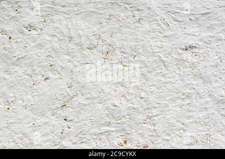 Texture of old, grunge, cracked, whitewashed wall Stock Photo