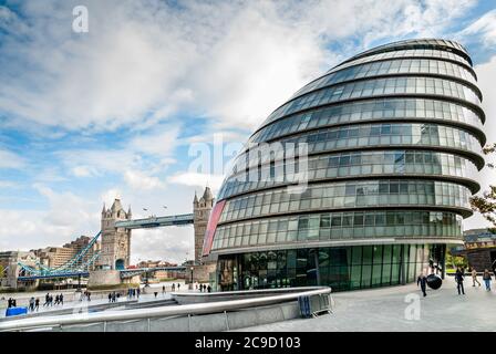 City Hall, London. The Mayor of London's Office. Stock Photo